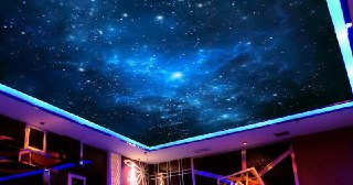 Натяжной потолок звездное небо Щекино, цена от 5228 руб.
