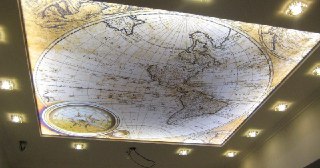 Натяжной потолок с фотопечатью Щекино, цена от 6206 руб.