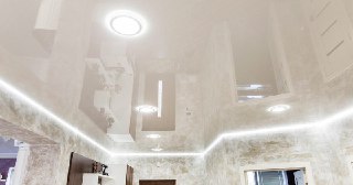 Натяжной ПВХ потолок Щекино, цена от 2100 руб.